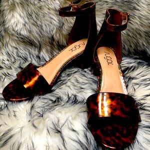 Sugar Women's Noelle Low Two Piece Block Heel